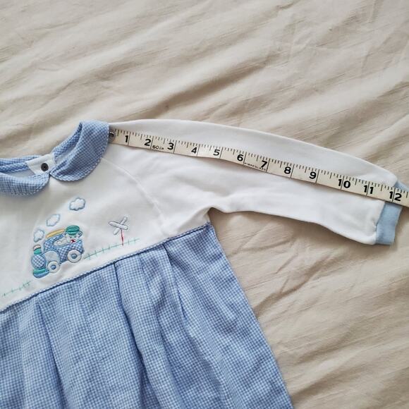 Vintage Bear Train Footed PJs 9-12 months - Picture 5 of 5